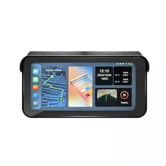 F2 Pro - 6.25 inch Motorcycle GPS CarPlay/ Android Auto Screen with Dash Cam and Tyre Pressure Monitoring