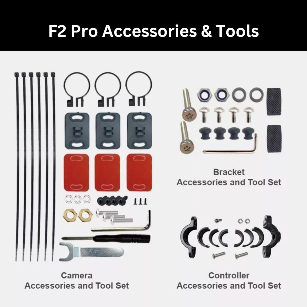 F2 Pro - 6.25 inch Motorcycle GPS CarPlay/ Android Auto Screen with Dash Cam and Tyre Pressure Monitoring