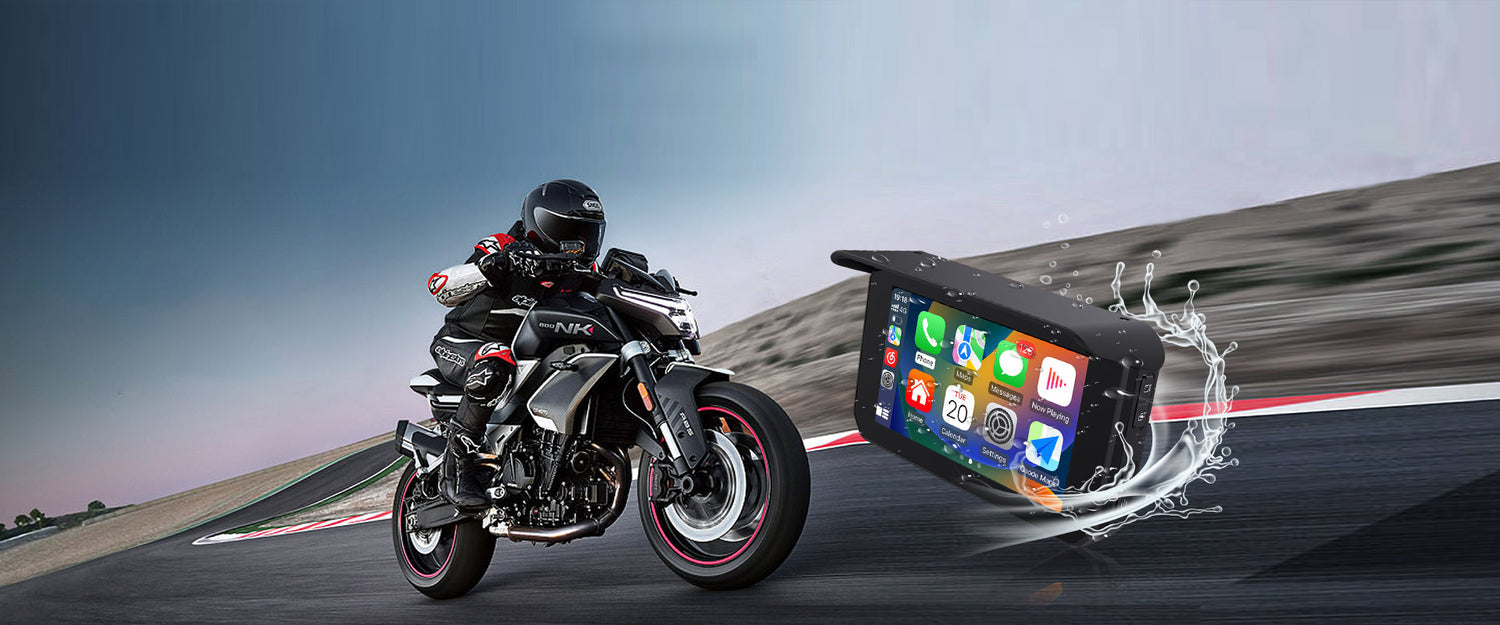 Motorcycle Wireless GPS Carplay/ Android Auto Screen