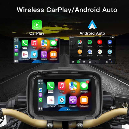 Q1 - Motorcycle Quick Release GPS CarPlay / Android Auto Screen