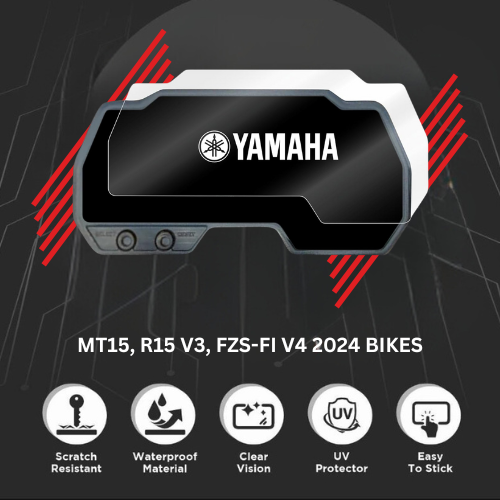 Yamaha R15 Screen Motorcycle Screen Protector for Yamaha MT15, R15 V3, FZS-FI V4 (2024 B ...
