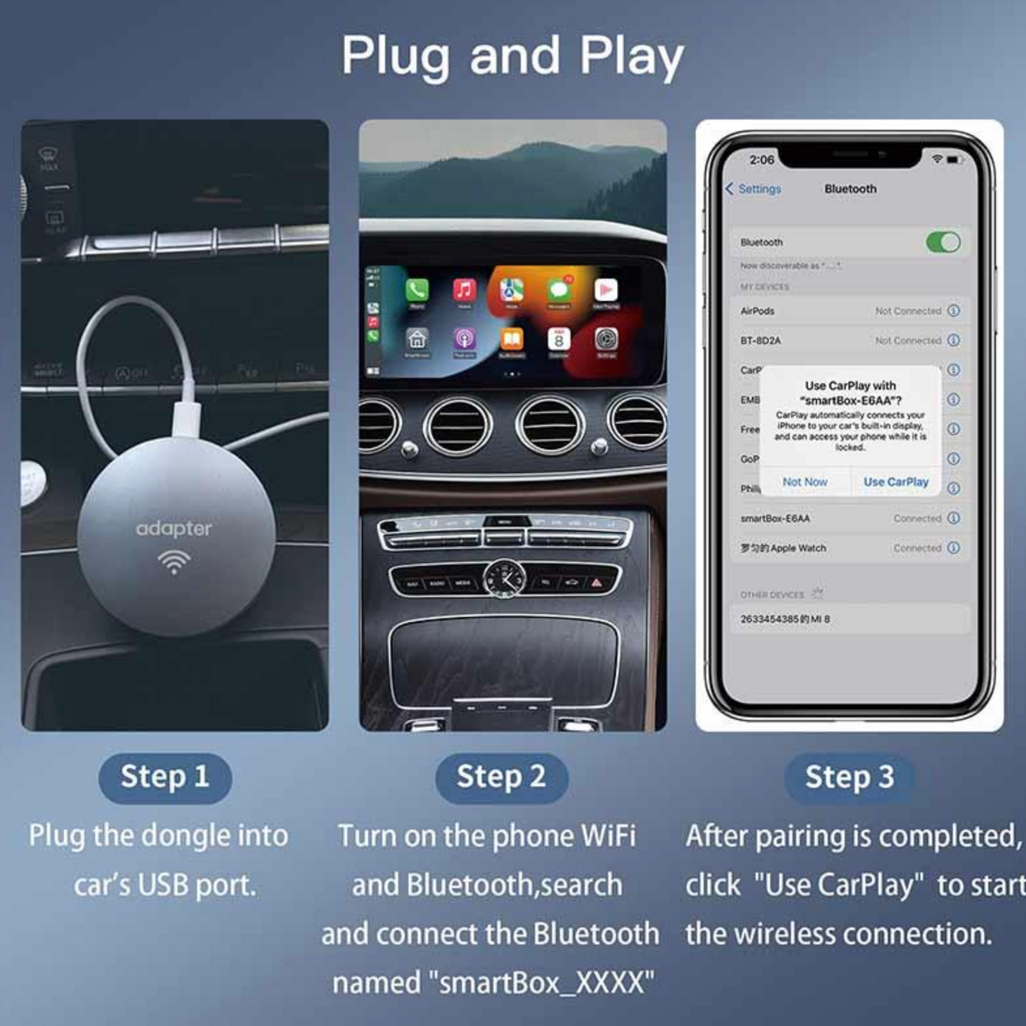 Wireless Apple Carplay Dongle
