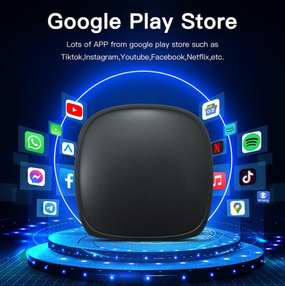 Wireless CarPlay/Android Auto Magic AI Box with Netflix/YouTube