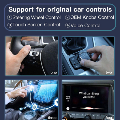 Wireless CarPlay/Android Auto Magic AI Box with Netflix/YouTube